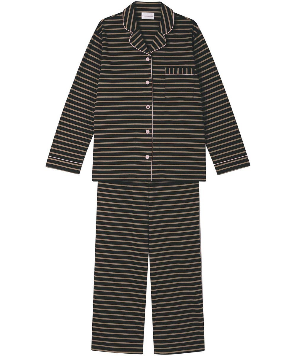 une nana cool 【綿混】ポンチボーダーパジャマ 