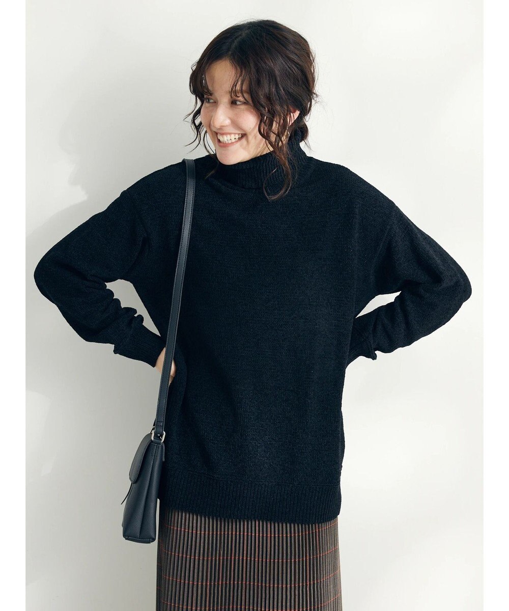 CRAFT STANDARD BOUTIQUE 洗えるコードモールタートルネックプルオーバー 