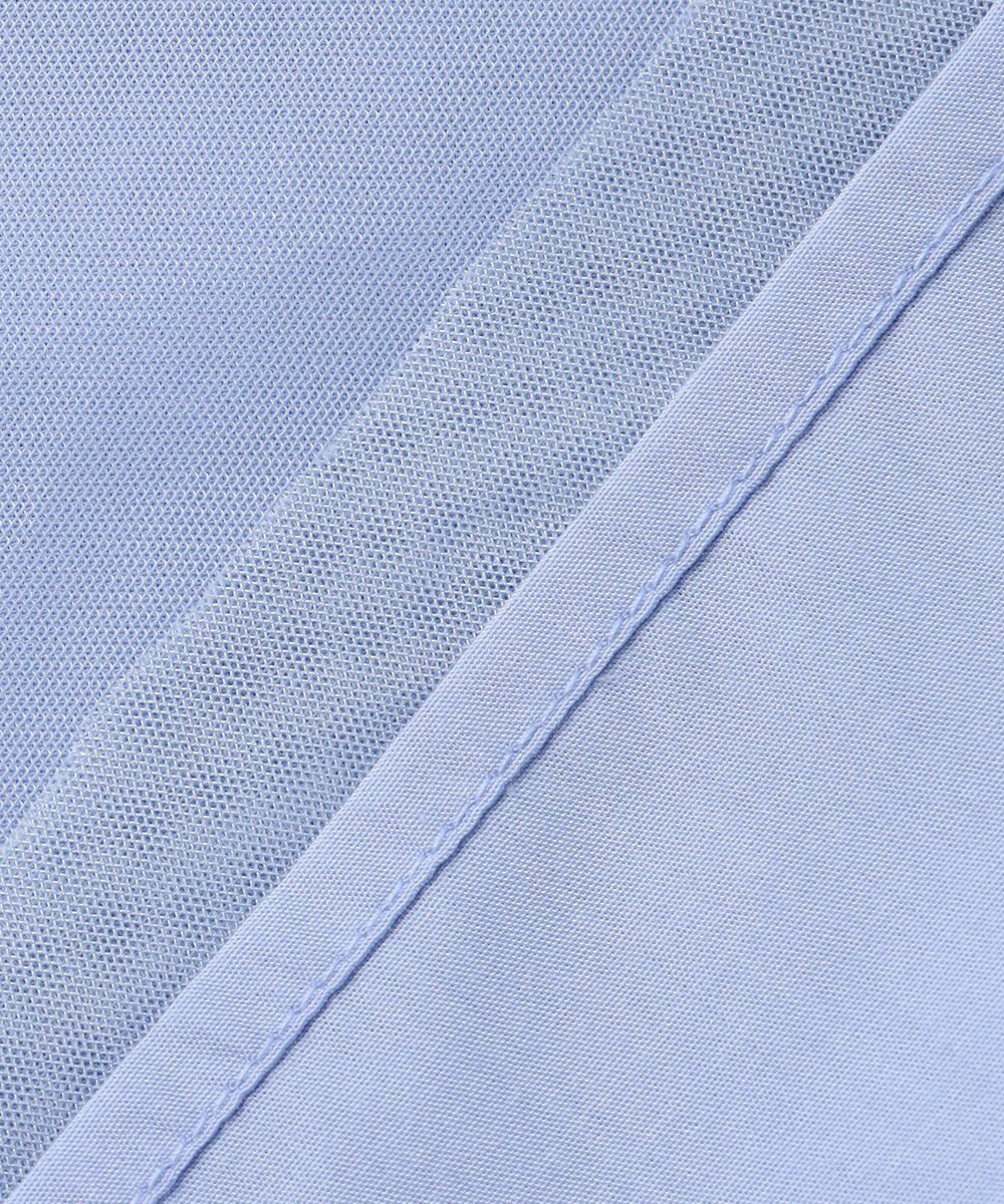 ANY L クロップドチュールコンビシャツ 