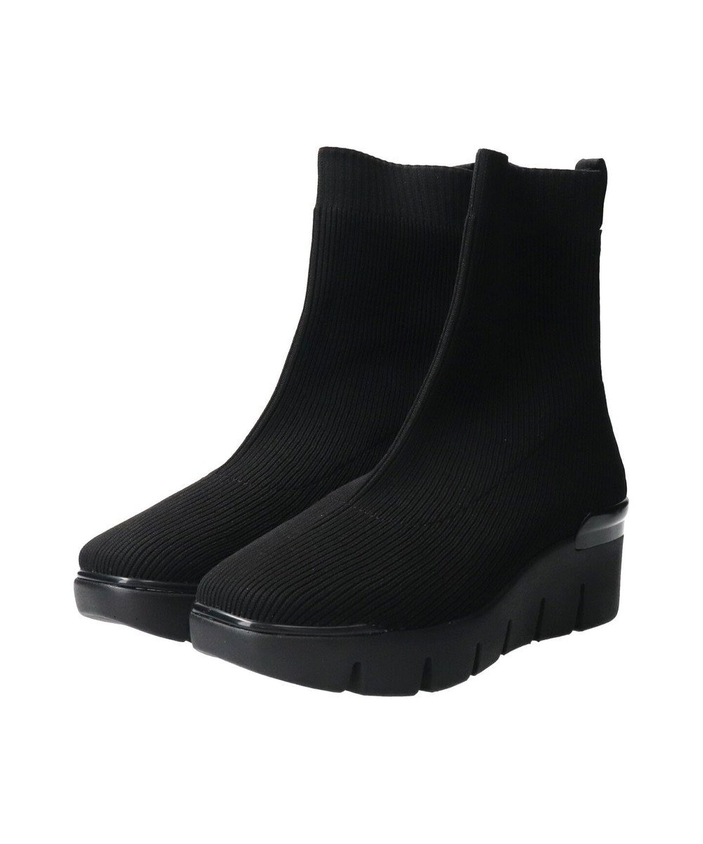 INTER-CHAUSSURES 【BUSSOLA】ニットショートブーツ 