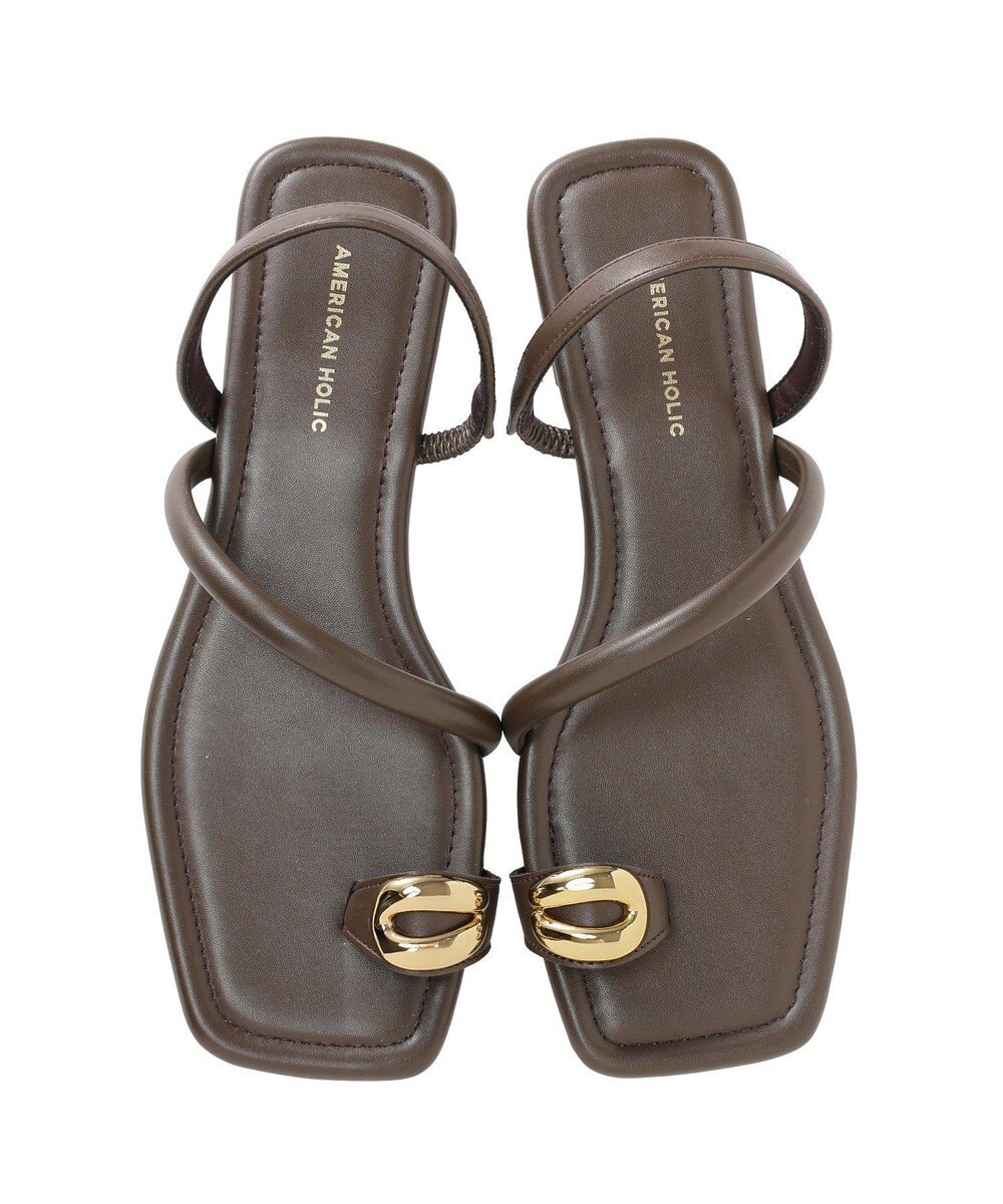 AMERICAN HOLIC メタルポイントトングサンダル 