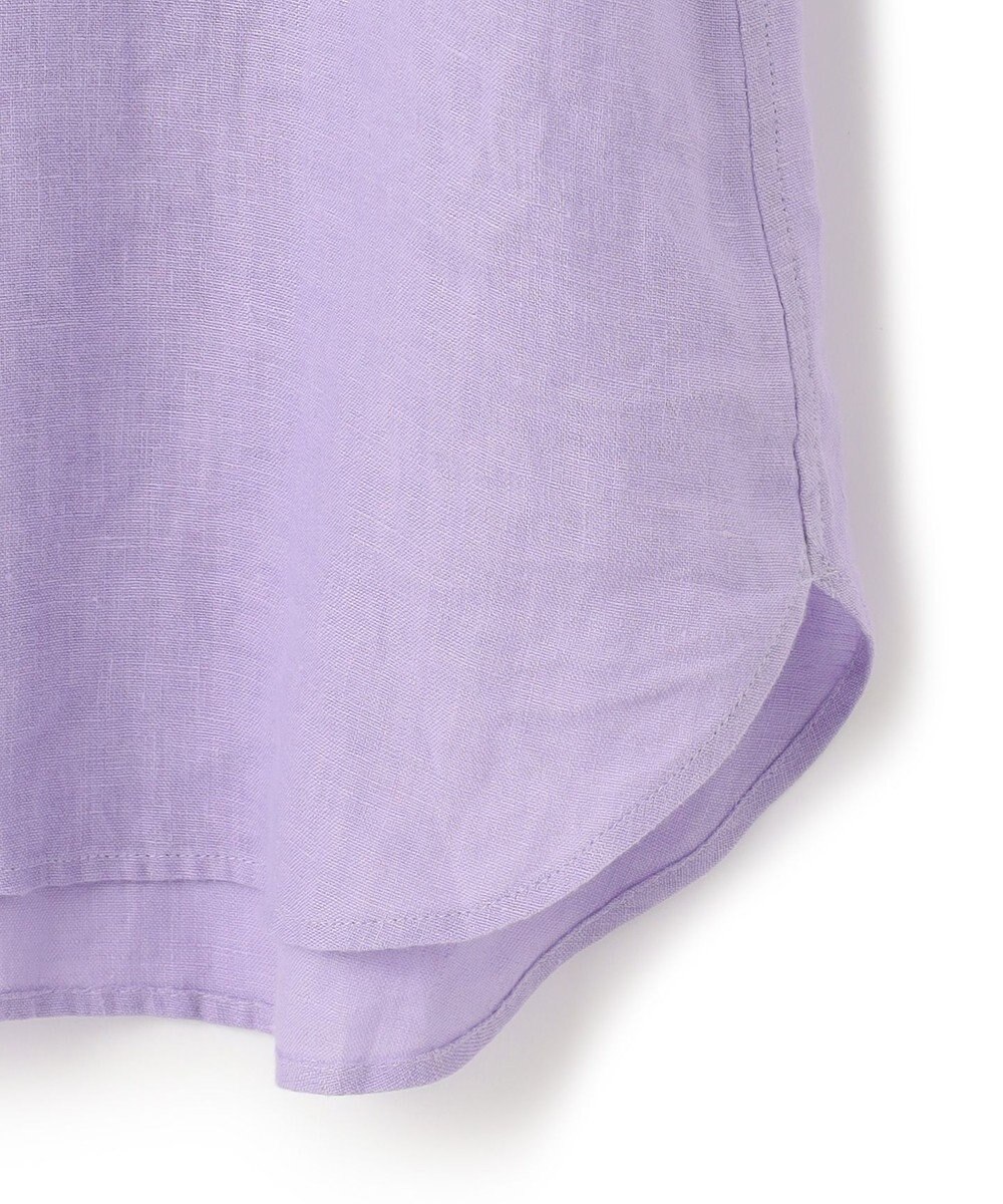 23区 S 【洗える】LIBECO スキッパーブラウス 