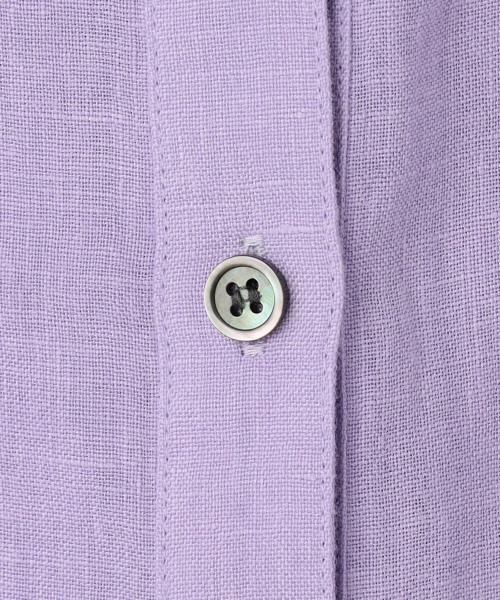 23区 S 【洗える】LIBECO スキッパーブラウス 