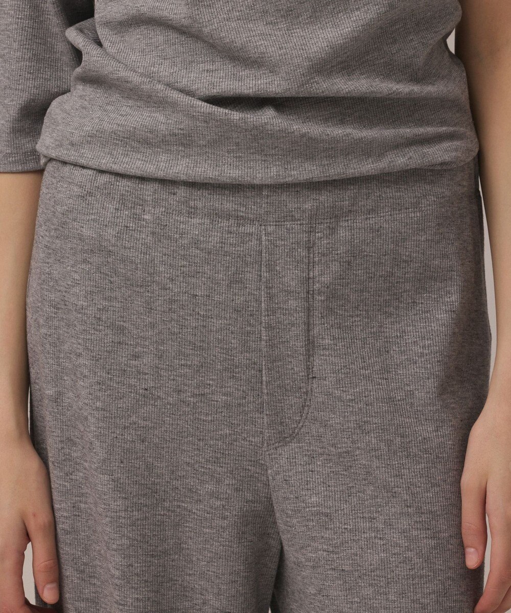 GRACE CONTINENTAL ラメリブジャージパンツ 