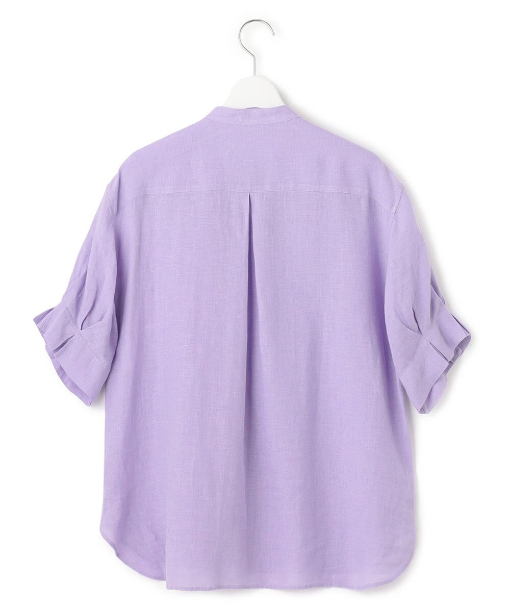 23区 S 【洗える】LIBECO スキッパーブラウス 