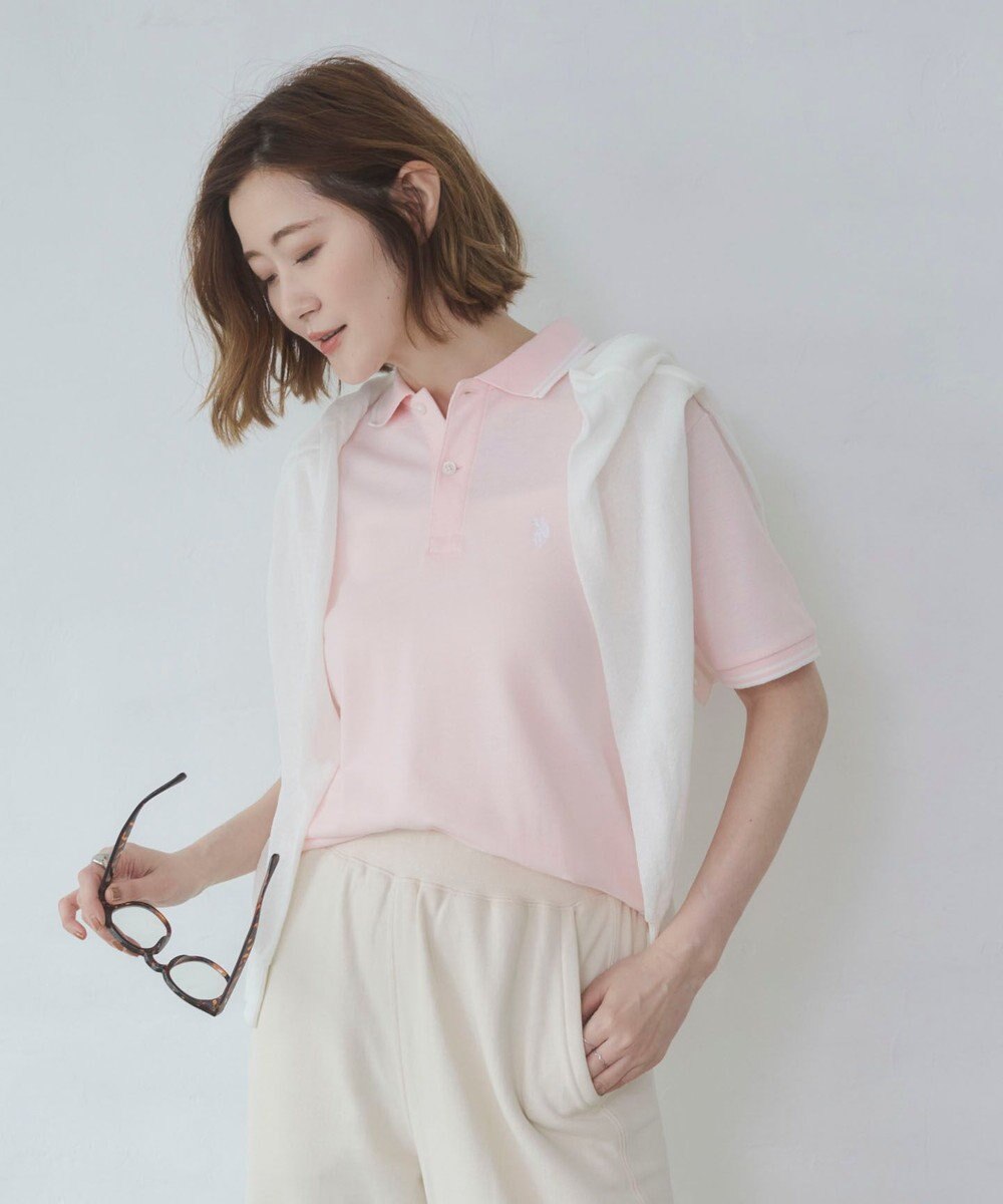 WEGO 【26年春夏新カラー登場/ユニセックス着用ITEM/SMLサイズ展開】U.S. POLO ASSN.別注ラインポロシャツ 