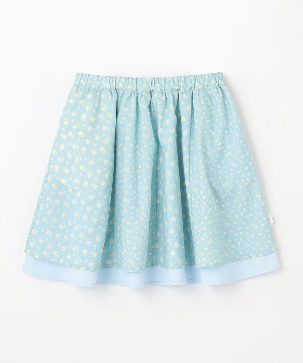 組曲 KIDS 【110-140㎝】フラワーパッチワークスカート 