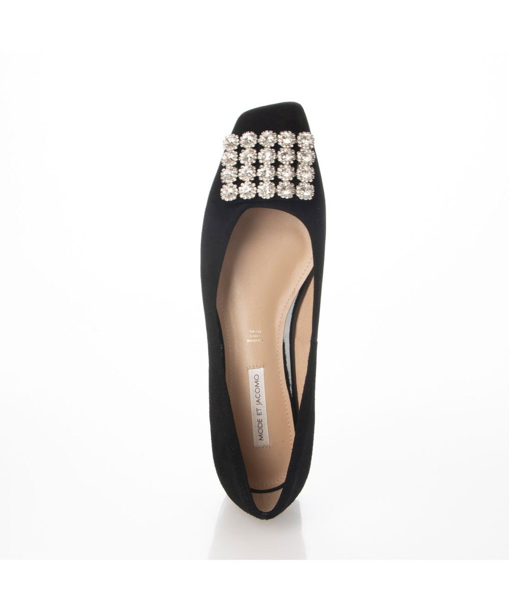 MODE ET JACOMO <MODE ET JACOMO>アシンメトリービジューフラットパンプス 