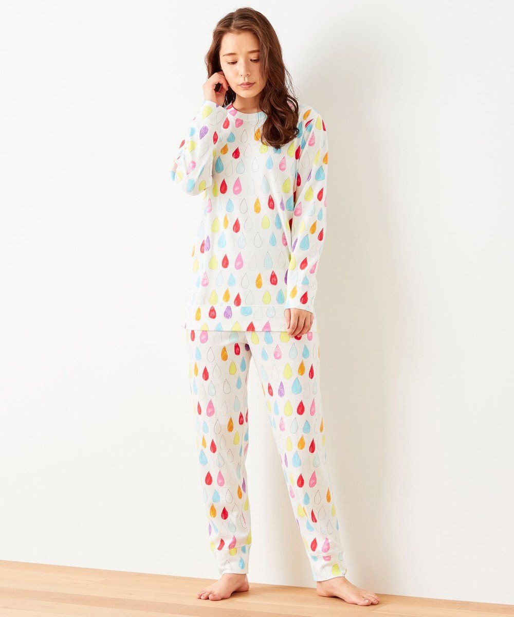 パジャマ ロング袖ロングパンツ 雨しずく柄 ワコール Udx514 Tsumori Chisato Sleep ファッション通販 公式通販 オンワード クローゼット