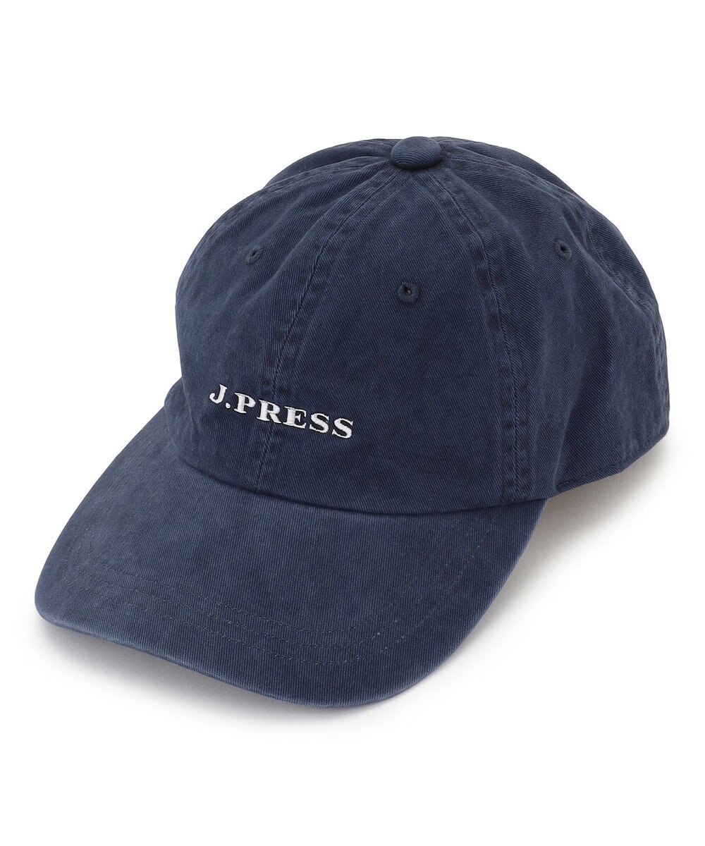 J.PRESS MEN 【WEB・一部店舗限定】ピグメント ロゴキャップ 
