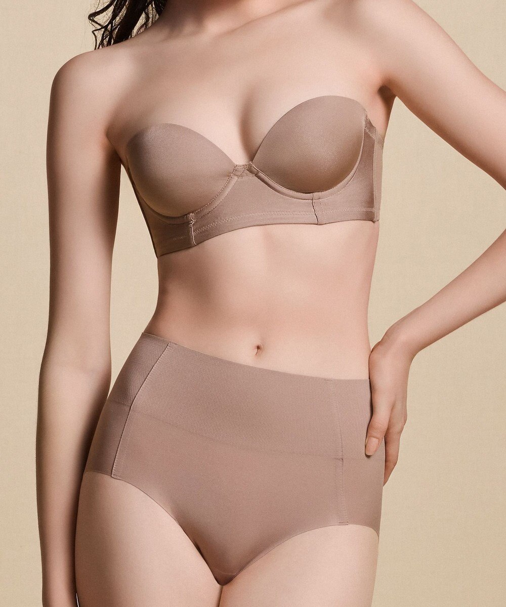 BRADELIS New York 【BRADELIS FIT / 響きにくい】モールドカップストラップレスブラ ブラデリス ズレにくい 補正 ブラジャー 