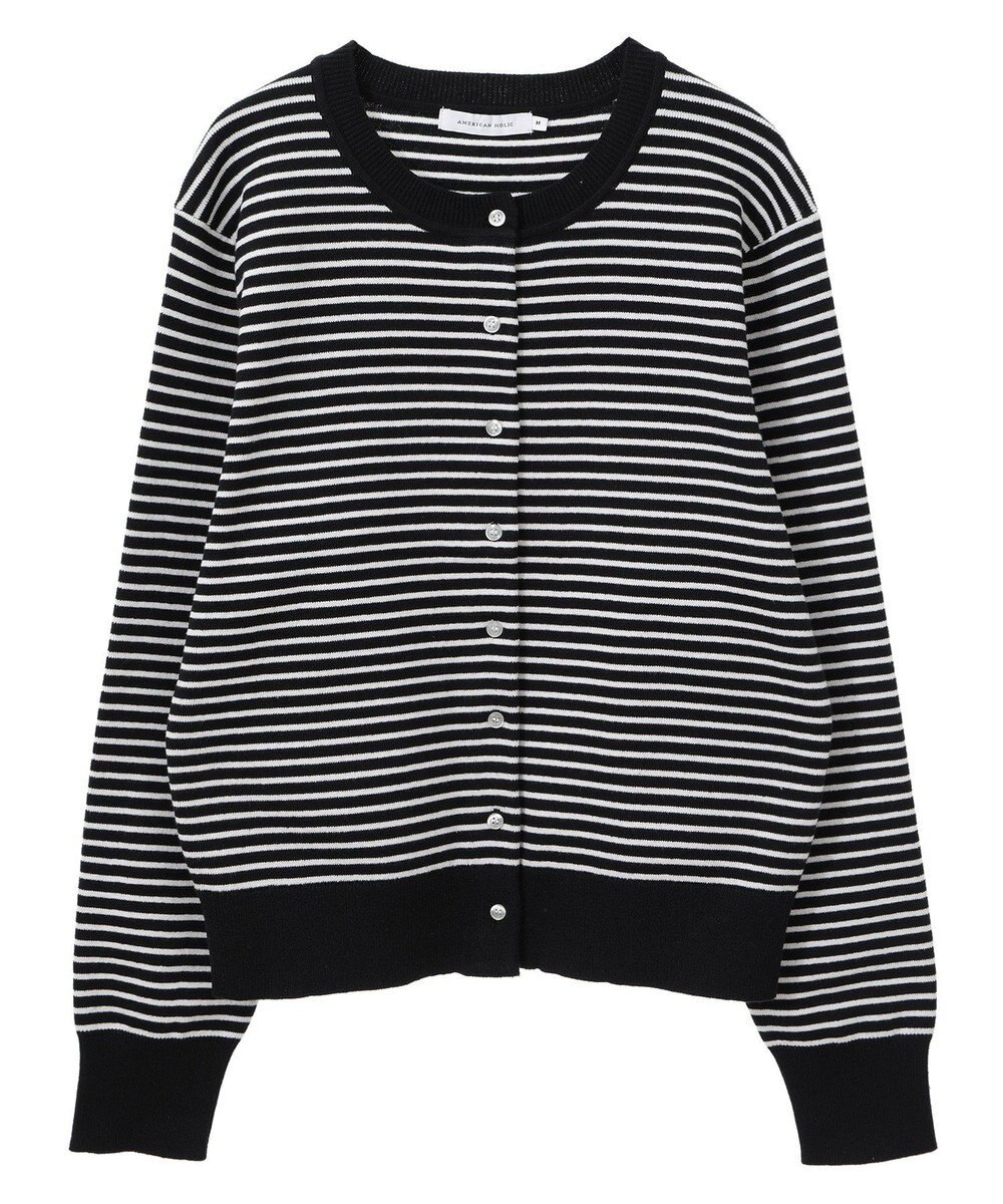 AMERICAN HOLIC クルーネックニットカーディガン 