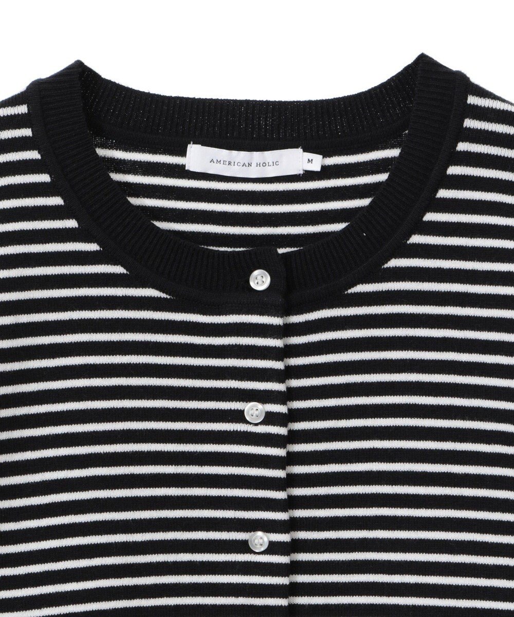 AMERICAN HOLIC クルーネックニットカーディガン 