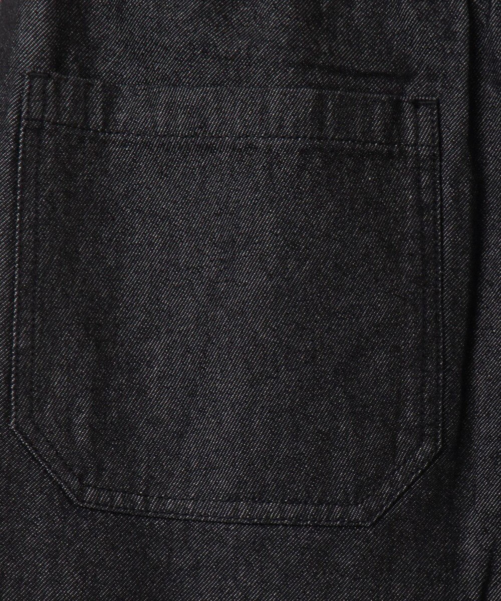 WEGO 【ウエストゴム/SMLサイズ展開】デニムイージーストレートパンツ2 