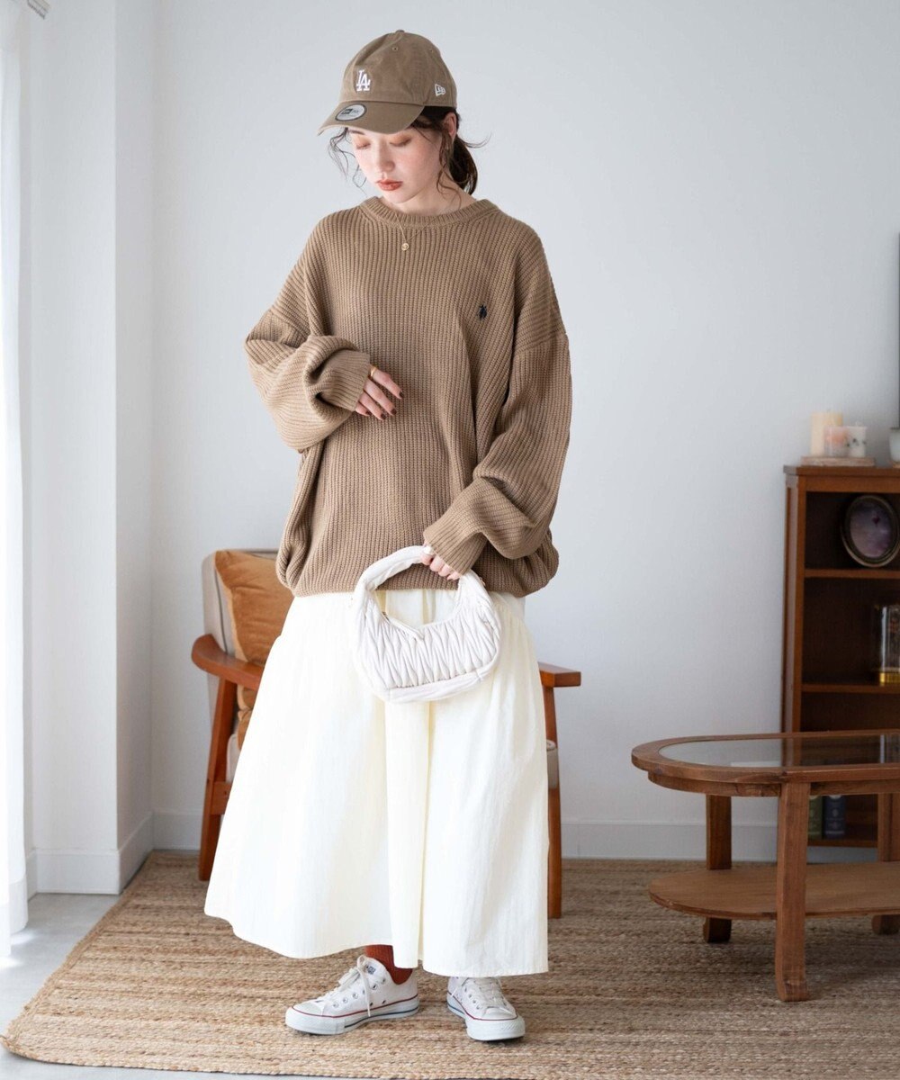 WEGO U.S. POLO ASSN.|別注畔編みニットプルオーバー 