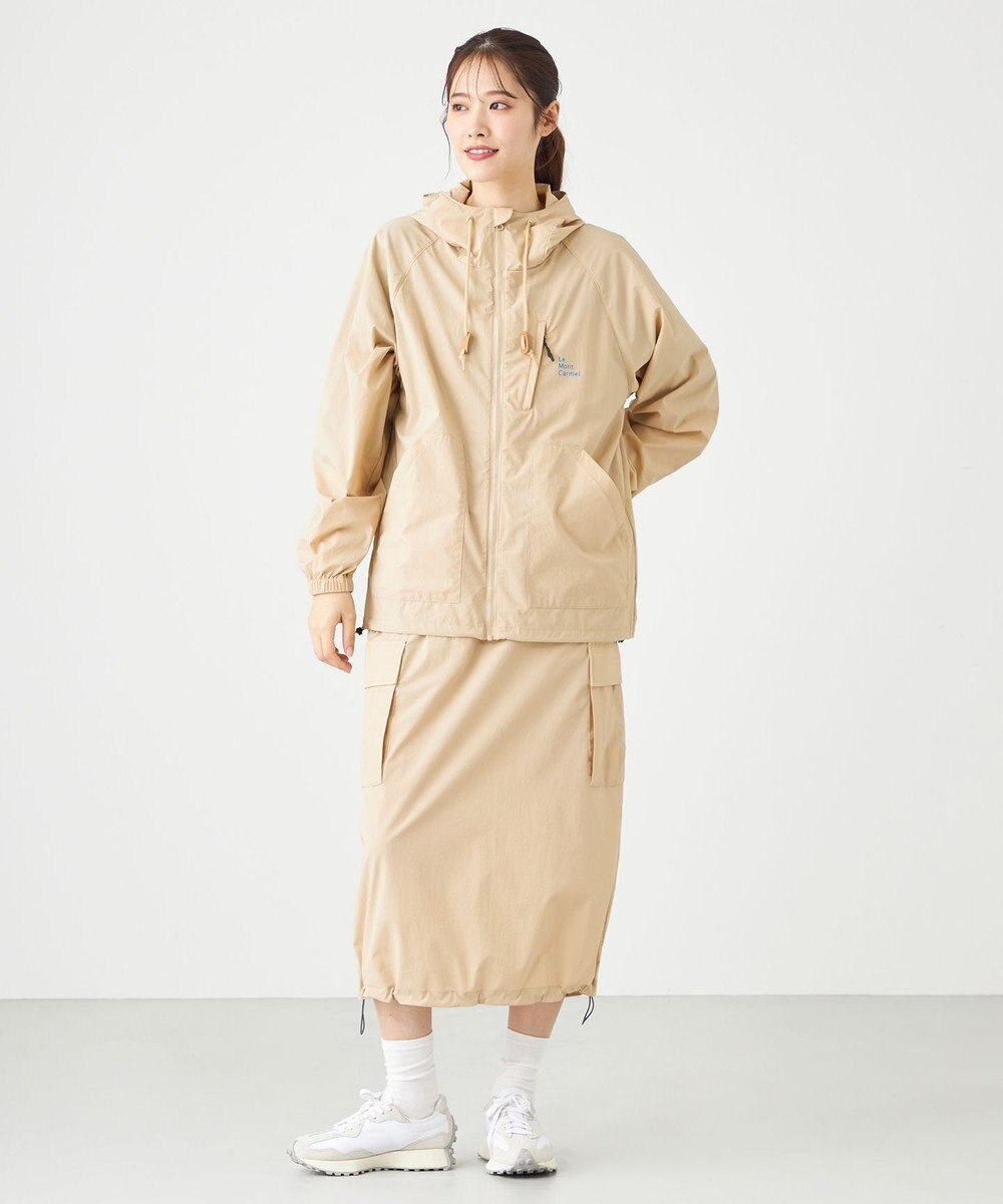 SHARE PARK LADIES 【撥水・UVカット・ストレッチ・軽量 】ナイロンカーゴスカート（S・Mサイズ） 