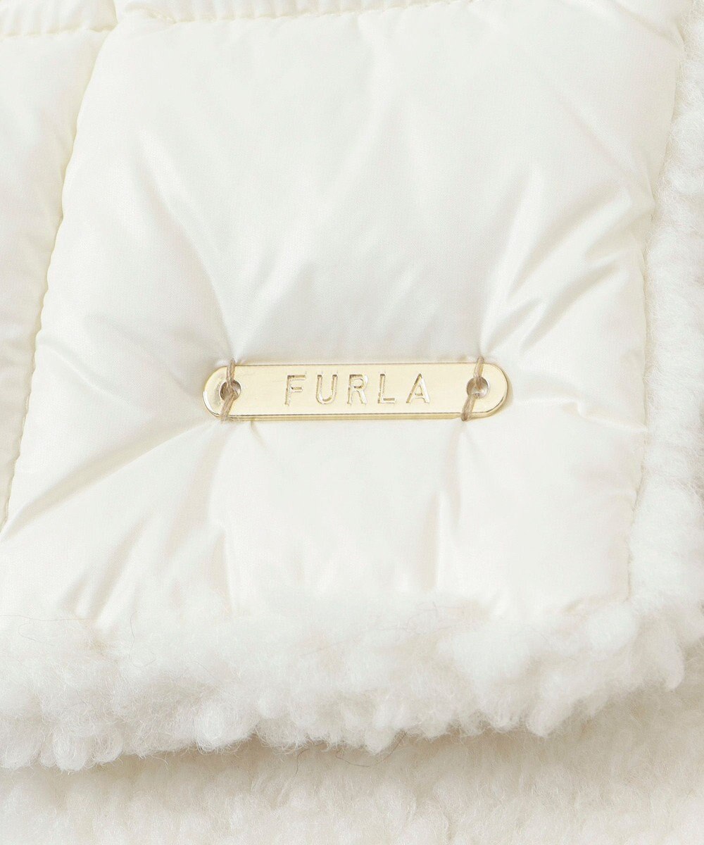 MOONBAT FURLA 【リバーシブル】フェイクファー×ダウンマフラー ボア 