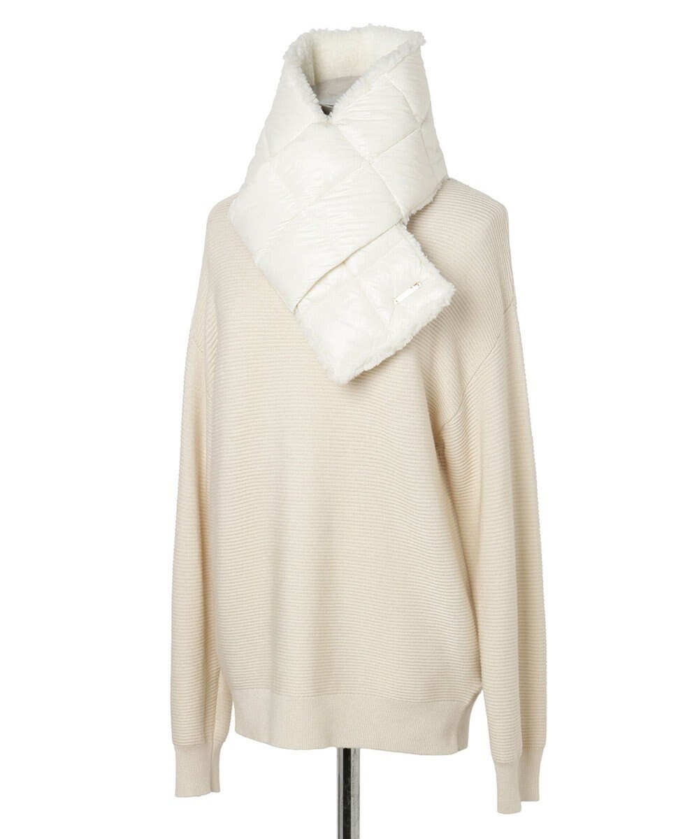 MOONBAT FURLA 【リバーシブル】フェイクファー×ダウンマフラー ボア 