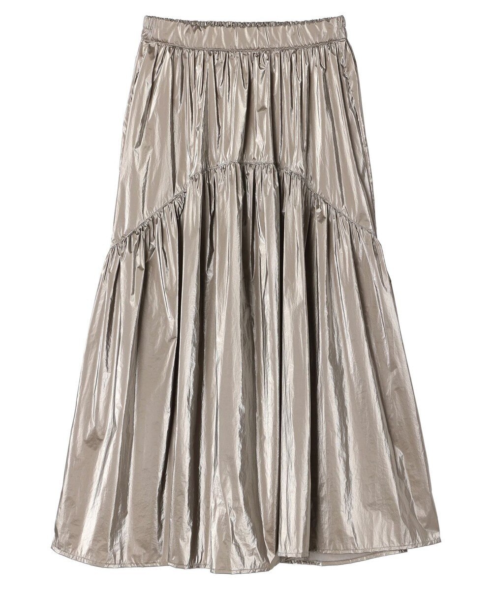 Green Parks ・ＥＬＥＮＣＡＲＥ　ＤＵＥ　メタリックティアードスカート 