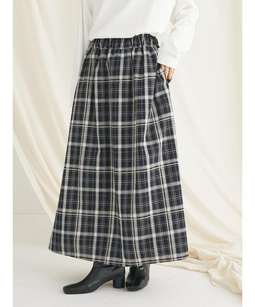 CRAFT STANDARD BOUTIQUE 先染めチェック（小）スカート 