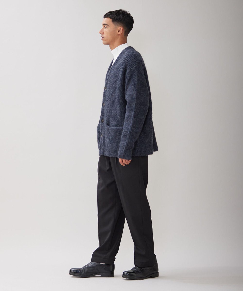 UNFILO MENS 【男女兼用】へアリー ニットカーディガン 