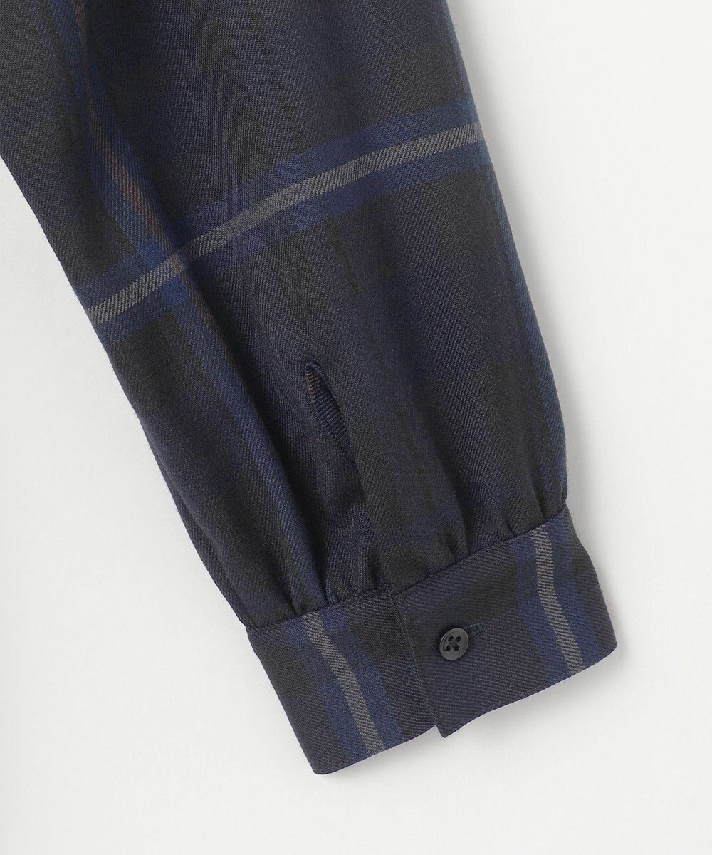 J.PRESS LADIES L 【洗える】テトロンレーヨン/ウール milledタータン ワンピース 