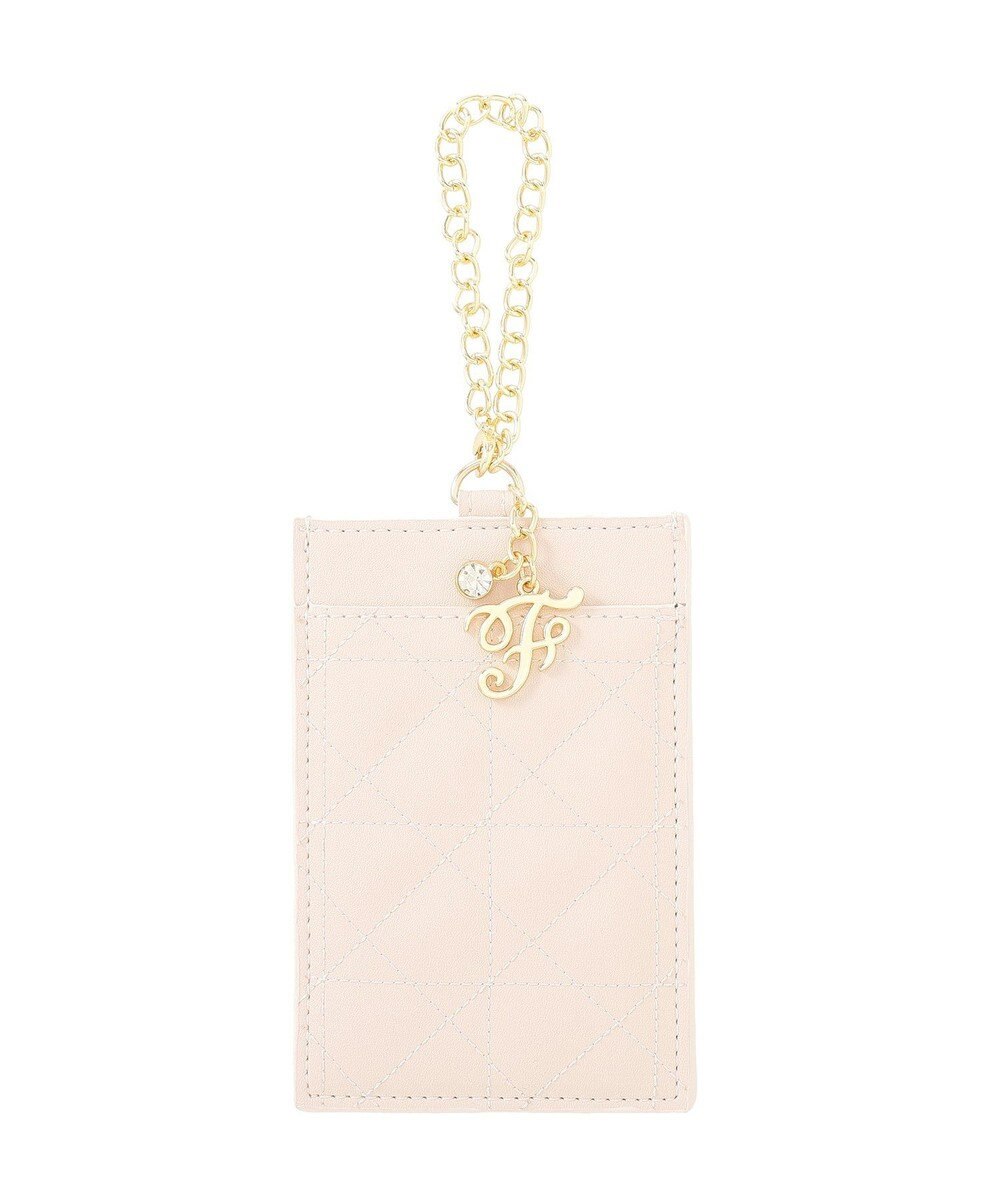 Maison de FLEUR Fチャームキルティングパスケース 
