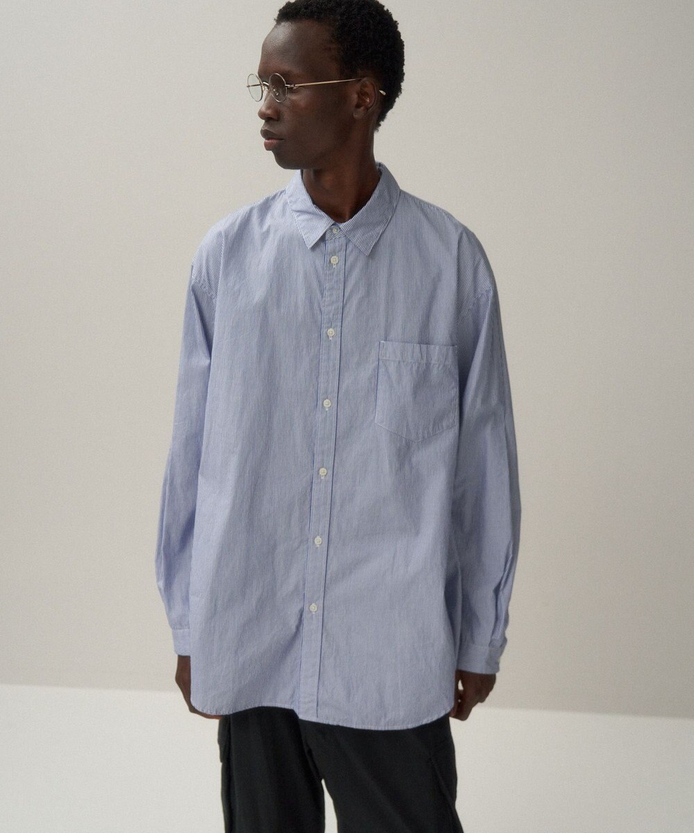 ATON GIZA BROAD | ウォッシュドシャツ - UNISEX 