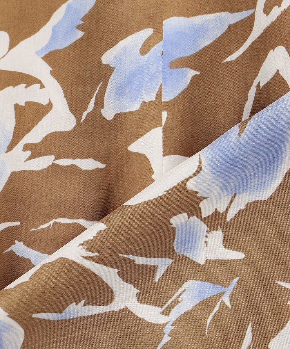 ICB 【洗える】 ウォーターフラワープリント ワンピース 