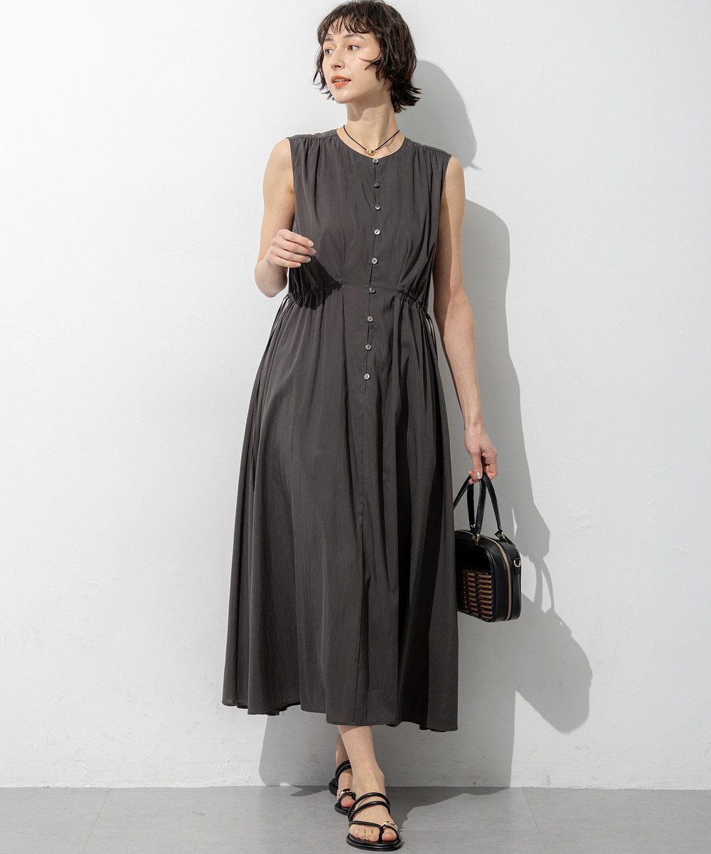 23区 【先行予約】シルキーライトクロス フレアワンピース 