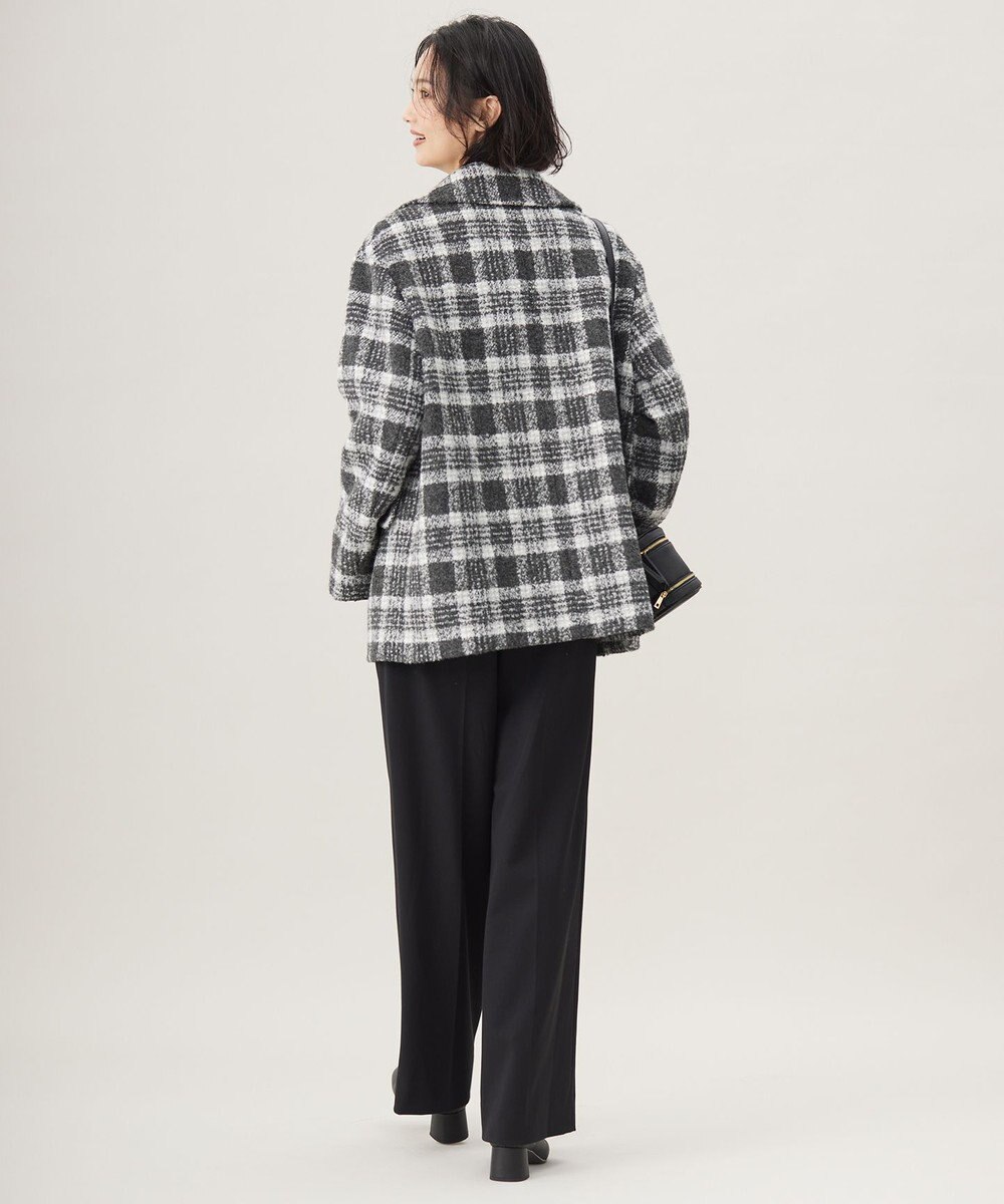 自由区 S BALLIループミルドチェック コート 