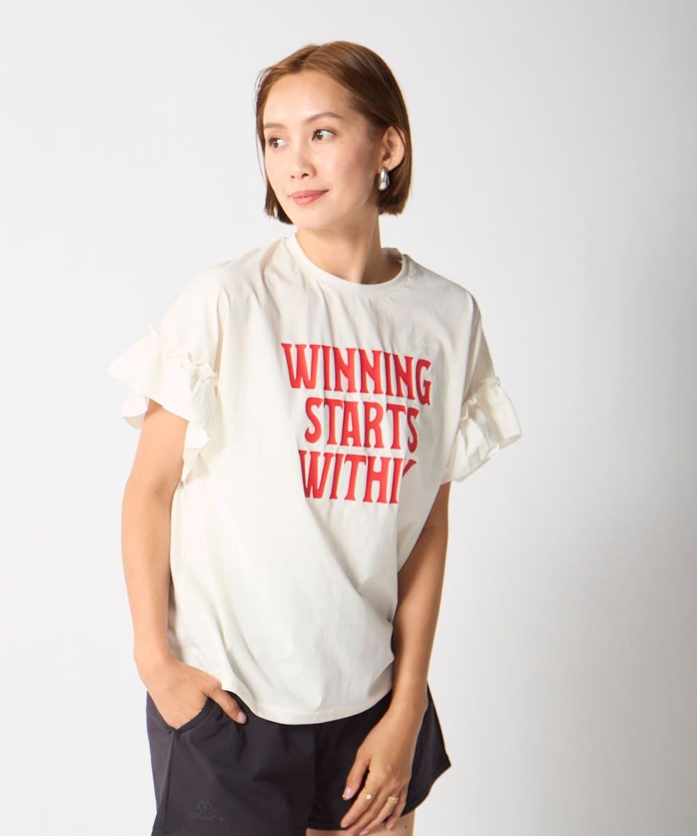 OP／FILA 【Kappa】フリル半袖Tシャツ 