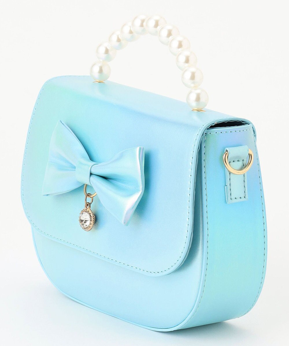 ANY KIDS リボンエナメル2WAY バッグ 