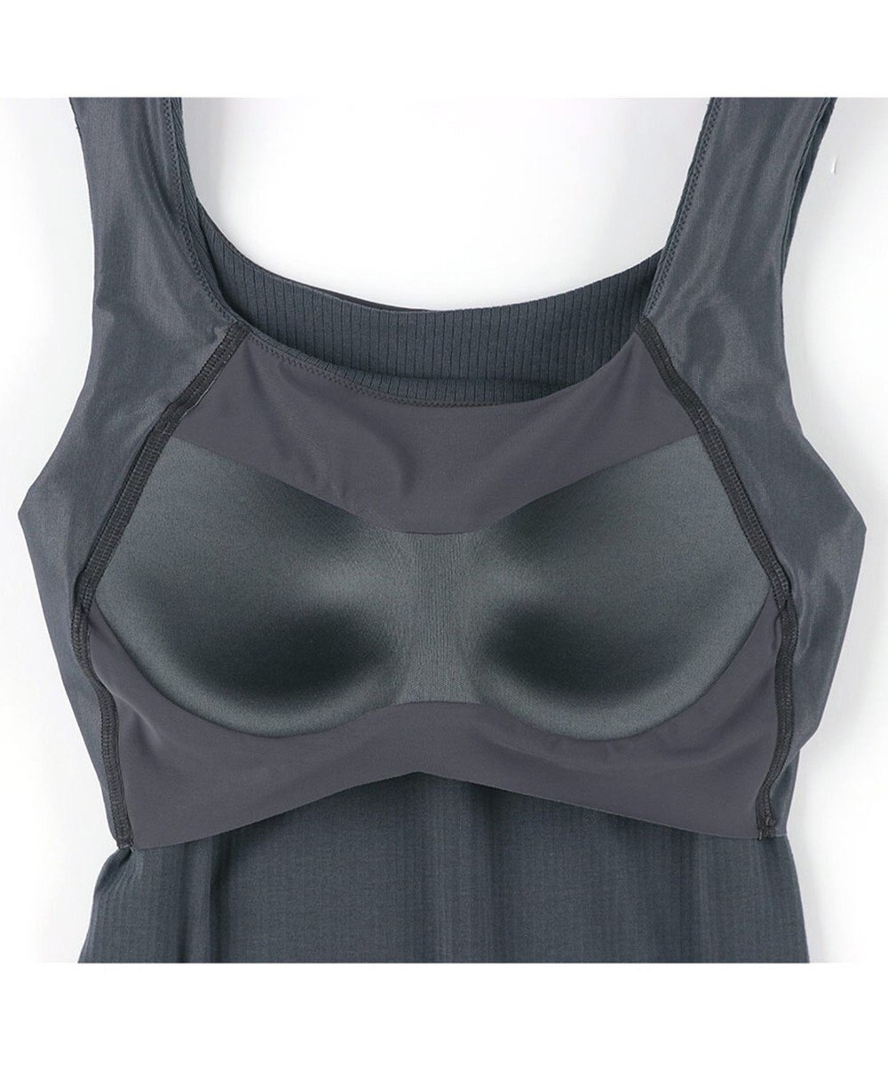 Wing カップ付きタンクトップ ラク きれいなバストシルエット 綿混(身生地) 【シンクロブラトップ】 リブタイプ ブラトップ ET1173 ウイング／ワコール 