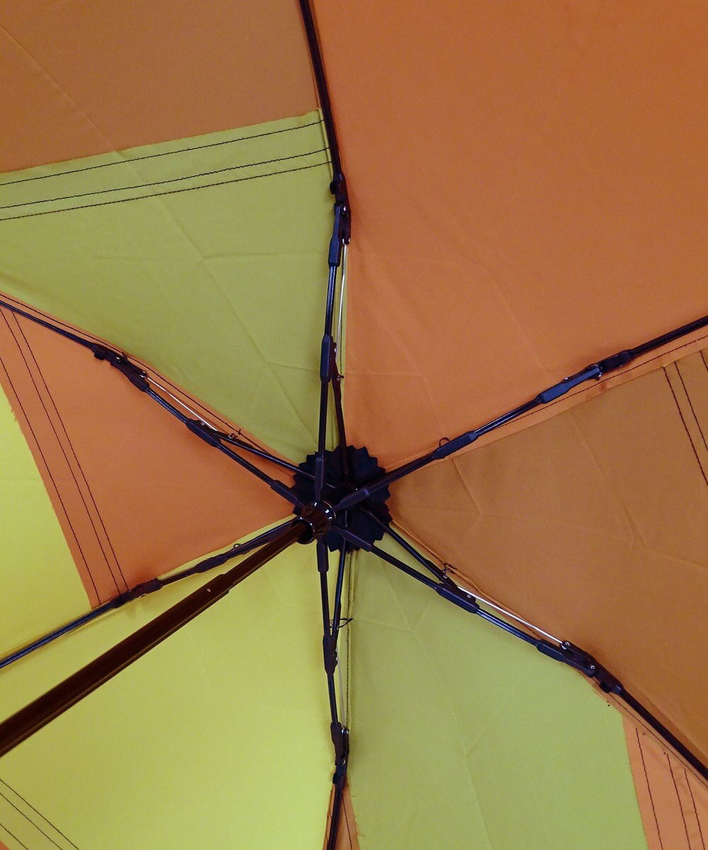 +RING 【限定/日本製】レディース向け パッチワーク プラスリング 折傘50cm ORG SR319 