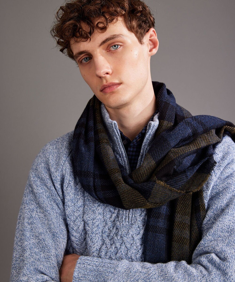 JOSEPH ABBOUD タータンチェック　ストール 