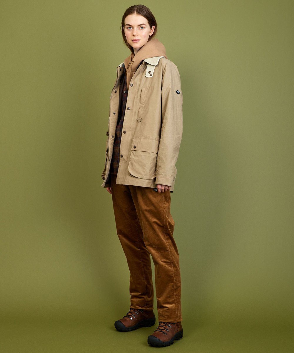 JOSEPH ABBOUD MOUNTAIN 【軽量/ワックスコーティング・テ―ム・ヤルビー氏コラボ】ワックスクロス プリント ブルゾン 