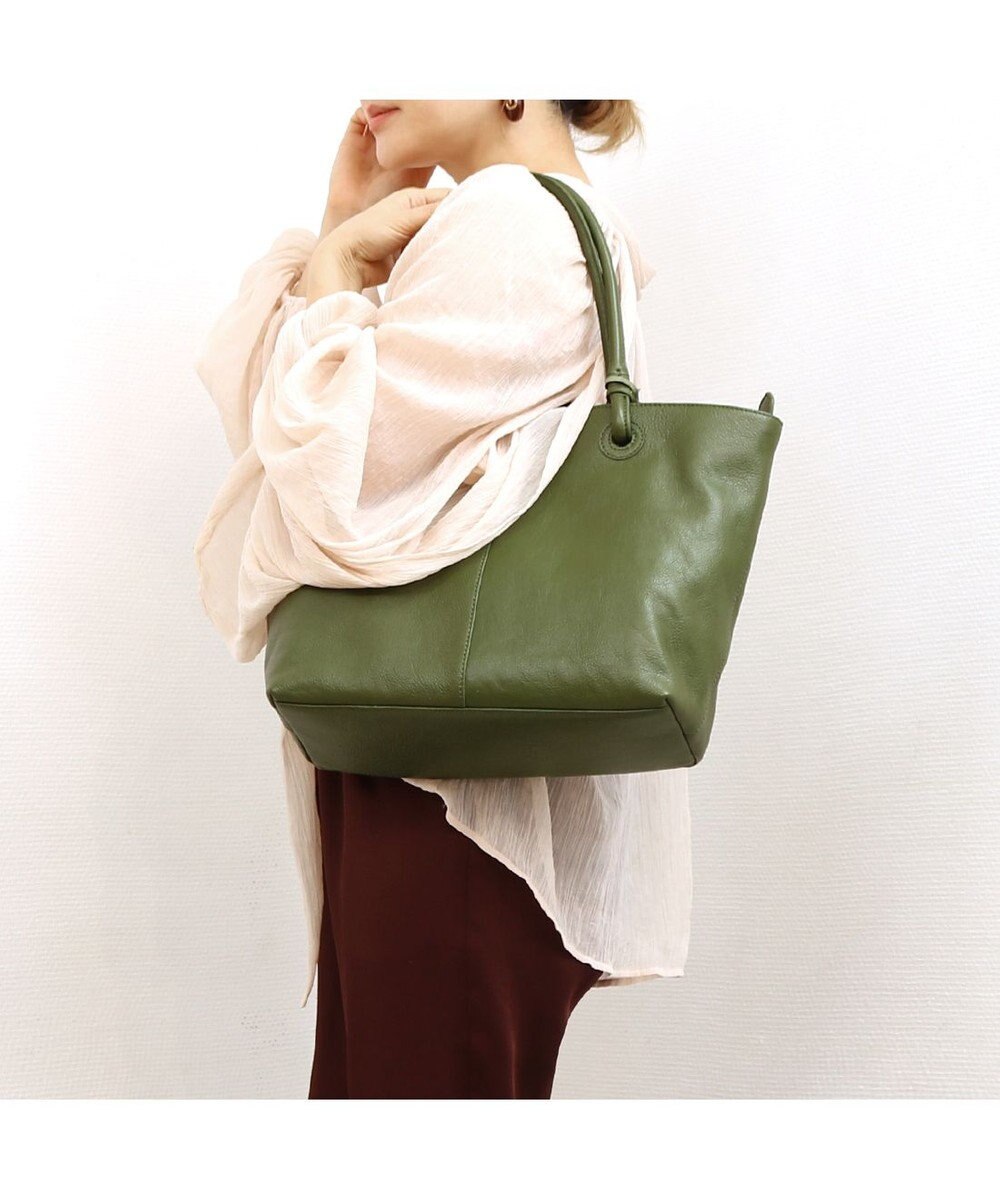 UNBILLION アトランタ ATLANTA / 牛革ハトメあおりトートL 