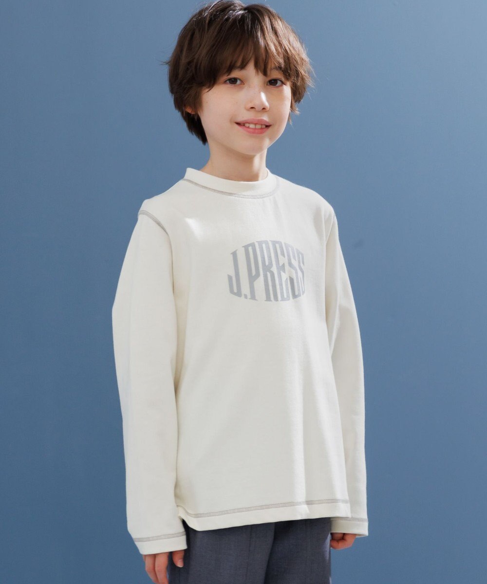 J.PRESS KIDS 【140-170cm】20/2 天竺ロゴ カットソー 