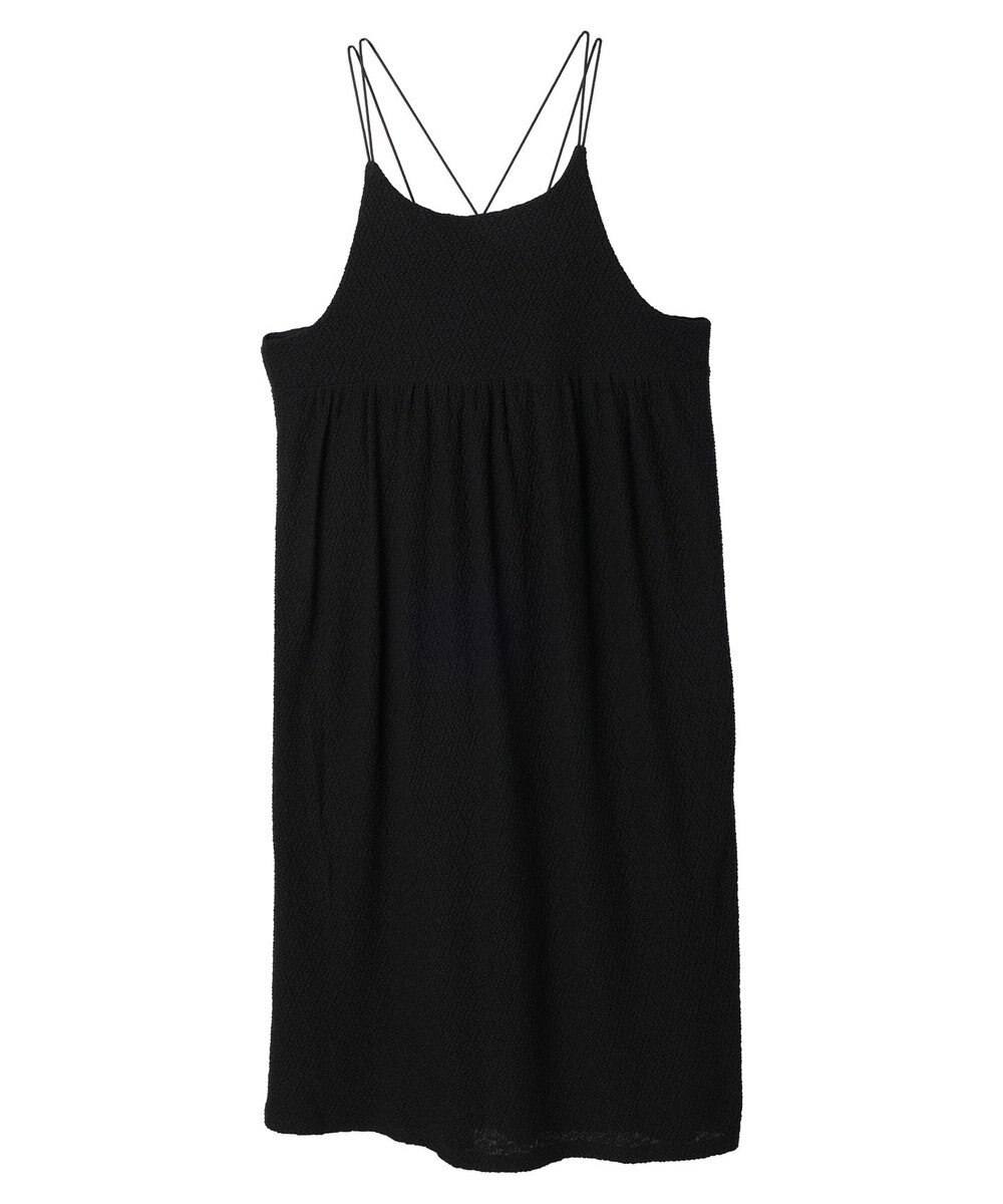Green Parks 表面カット細ひもキャミワンピース 