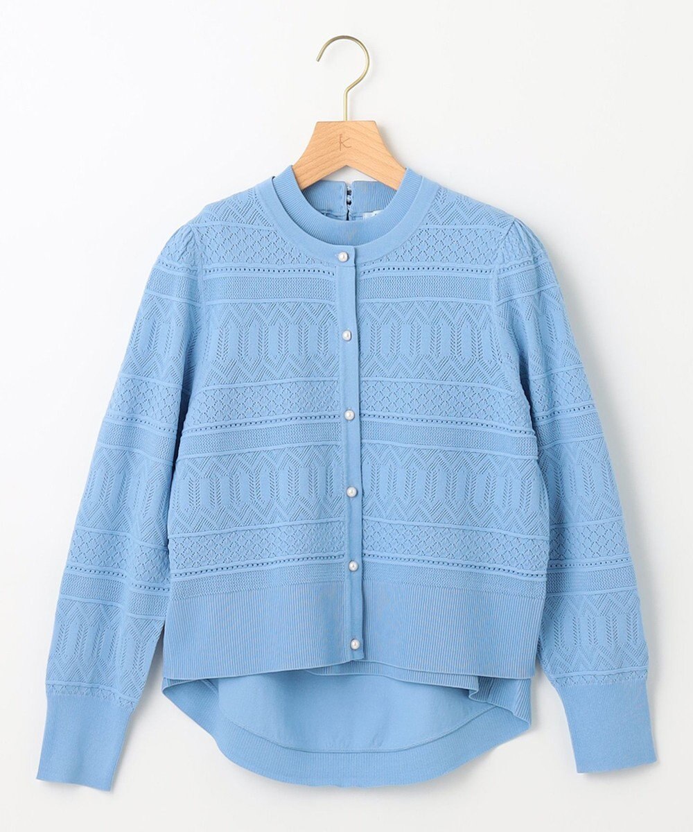 組曲 【2SET・WEB限定】編地ニット ツインセット 