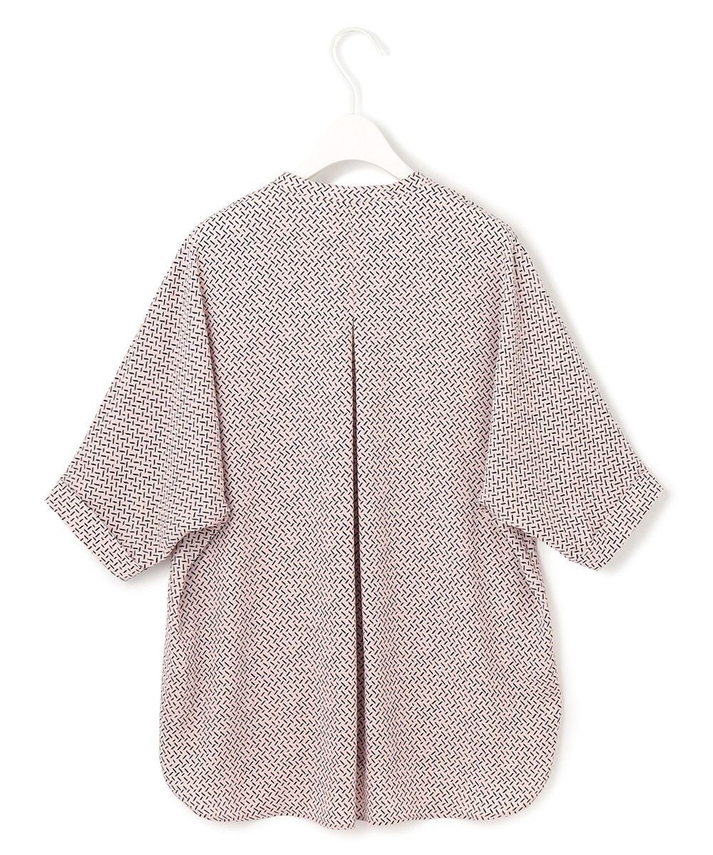 ICB 【人気のため新色追加・WEB限定・接触冷感・UVケア・速乾・洗える】BackSatinAmunzen 5分袖キーネックブラウス 