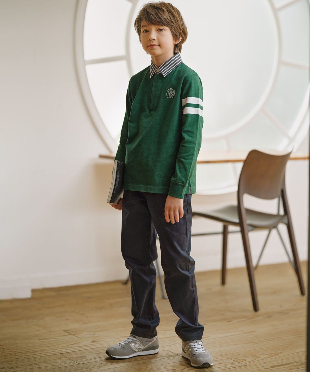 J.PRESS KIDS 【110-130cm】ラガー ポロシャツ 