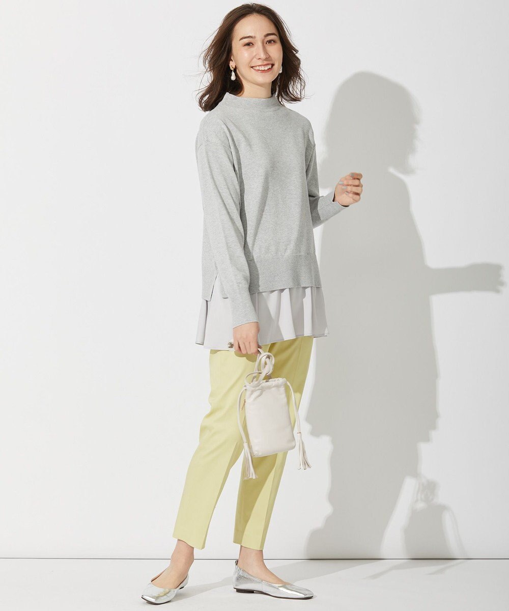 自由区 【接触冷感・撥水防汚加工】COOLMAX テーパードパンツ 