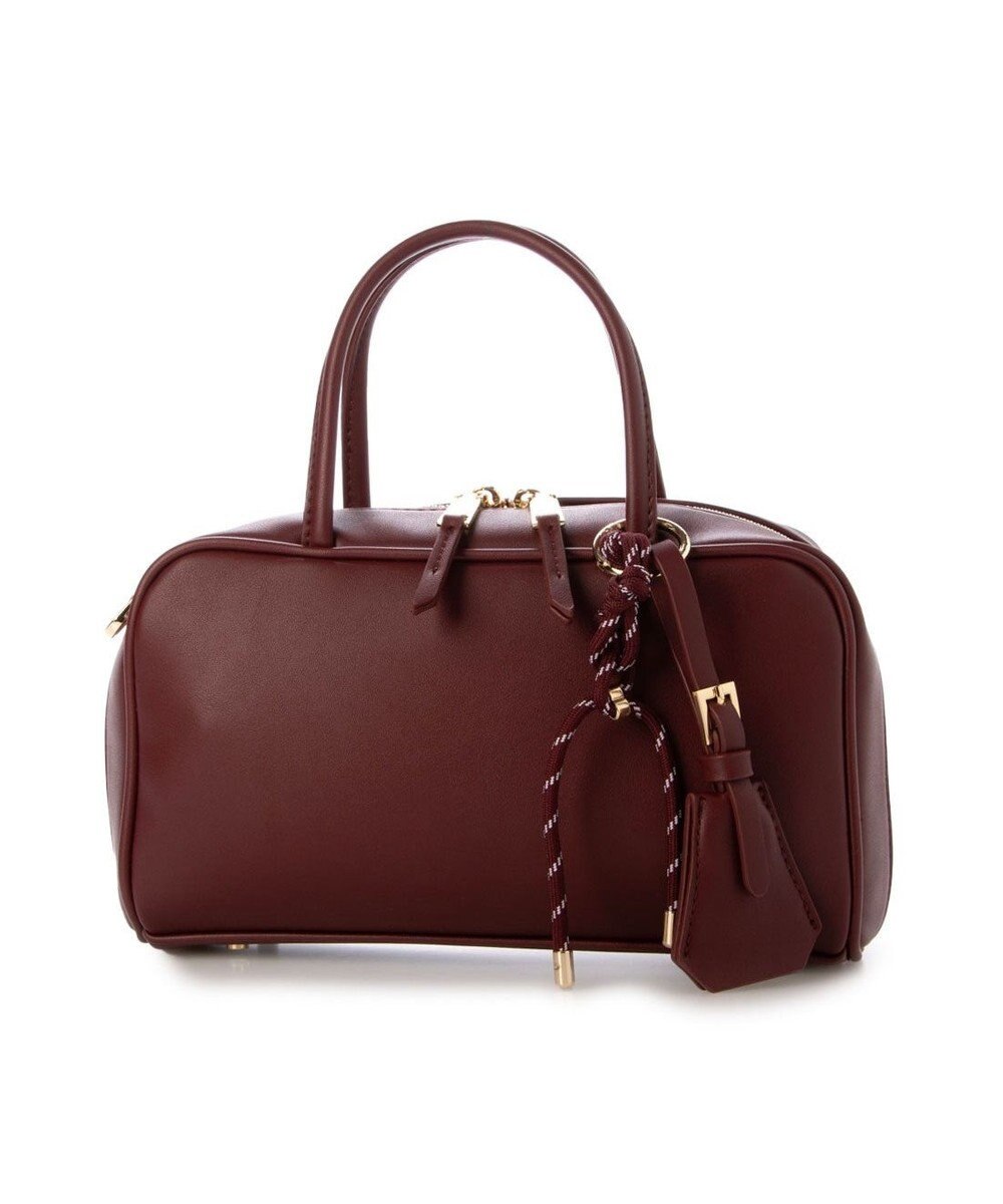 UNBILLION カシュカシュ cachecache / チャーム付横長ボストン 