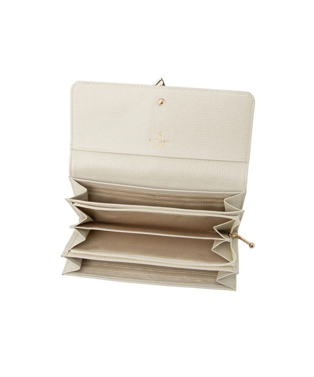 LANVIN en Bleu カルノ かぶせ長財布 