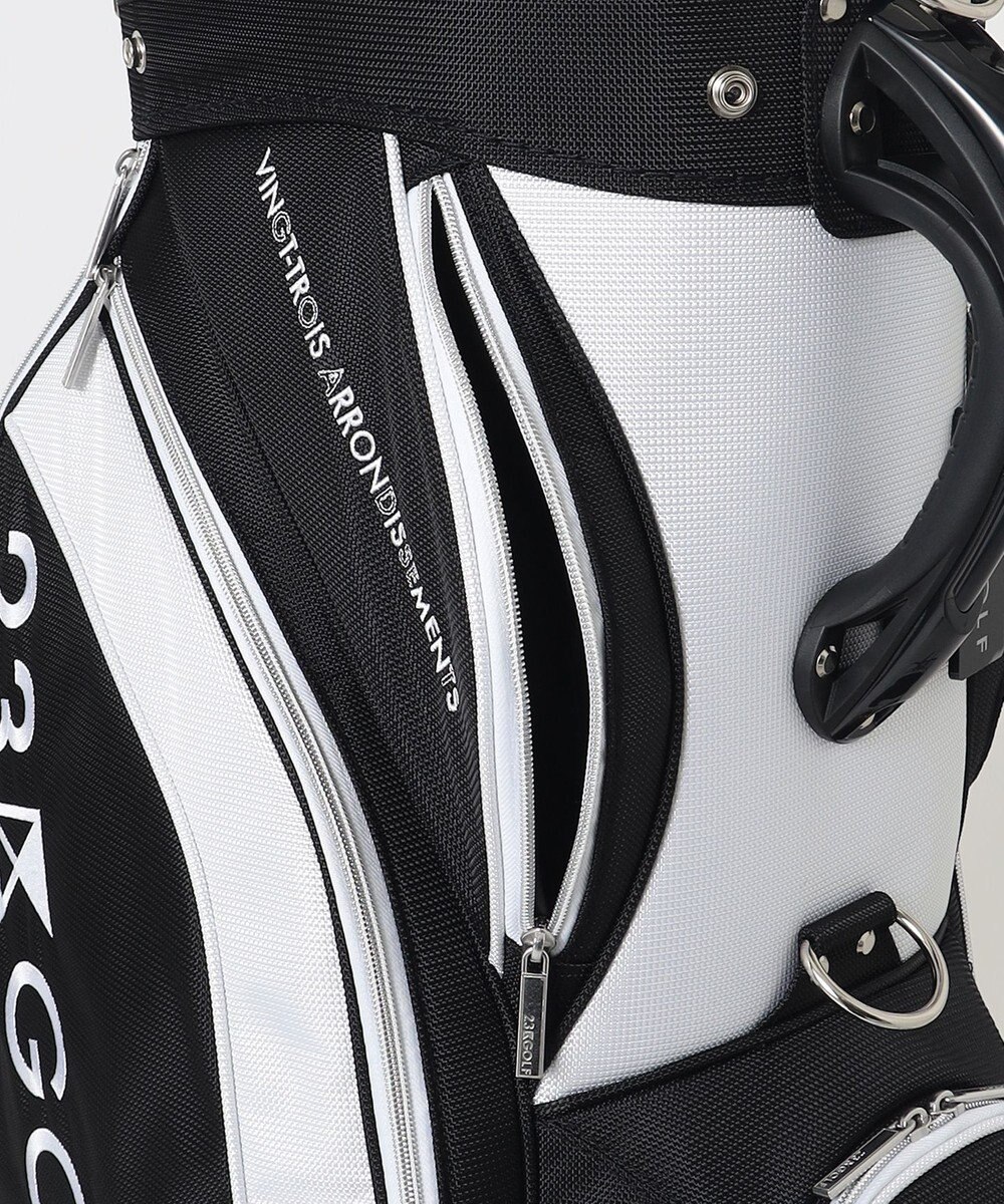 23区GOLF 待望の新デザイン登場！セルフスタンドバッグ内蔵キャディバッグ 