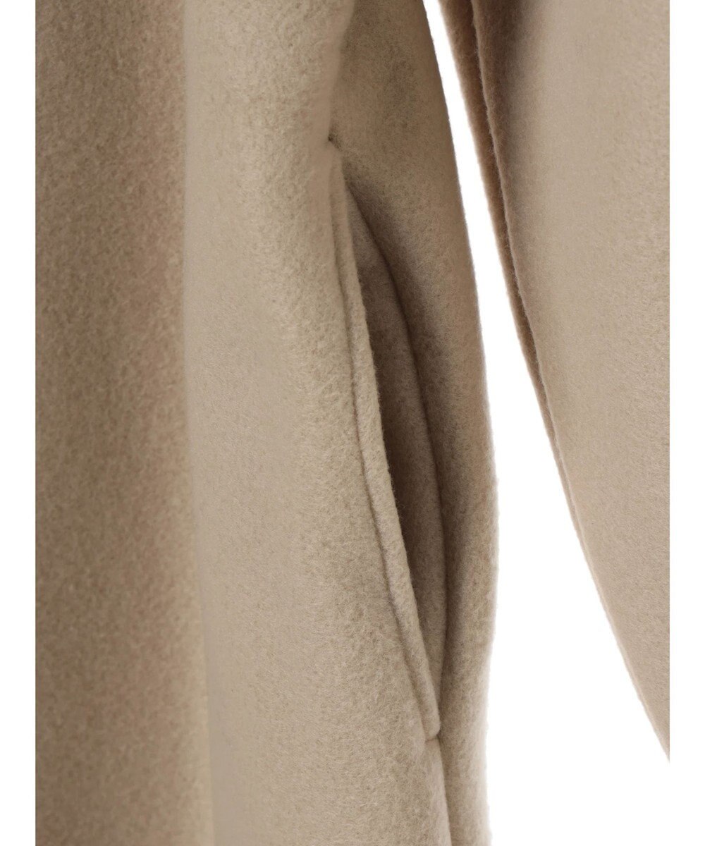 Green Parks フード付き裏ボアロングコーディガン 