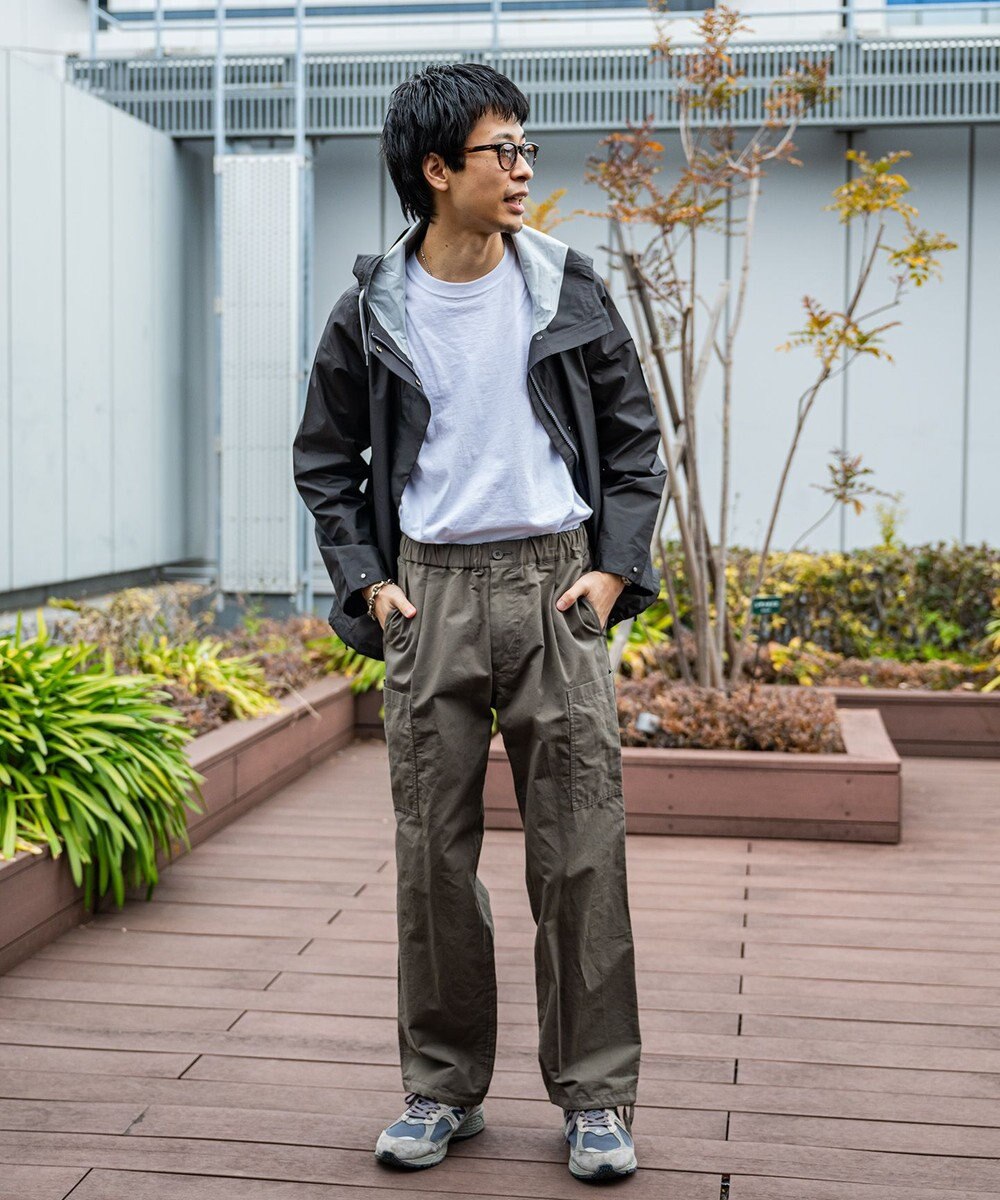 WHITE MAILS 【ユニセックス/軽量】COTTON PAPER  POPLIN DRAWSTRING ミリタリーパンツ 