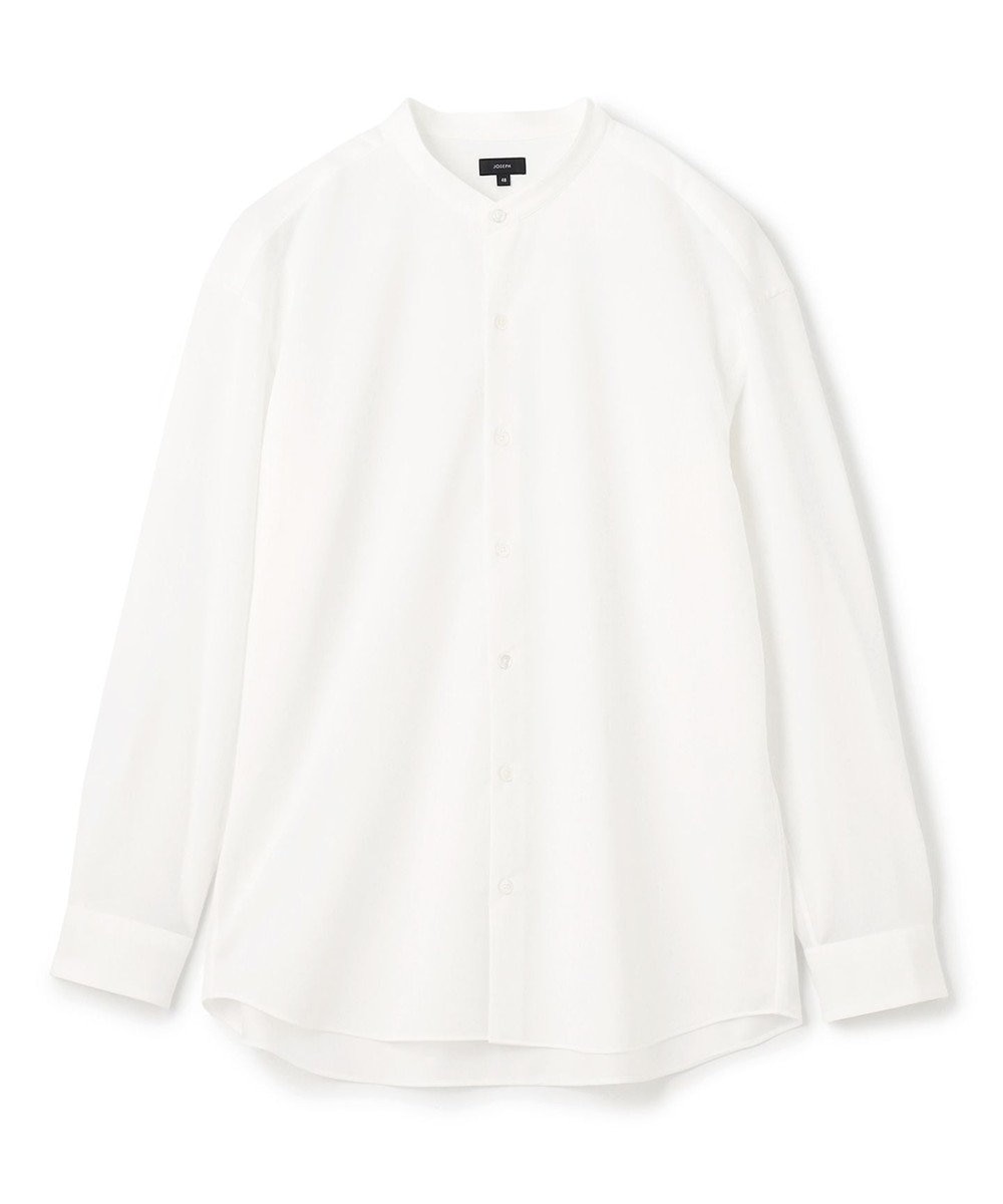 JOSEPH HOMME コンフォートクリアオックス　バンドカラーシャツ 